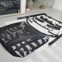 Kit de mise à niveau pour BMW M3 M4 G80 G82, style PK, fibre de carbone sèche, lèvre avant, jupe latérale, diffuseur arrière, aileron arrière, capot moteur