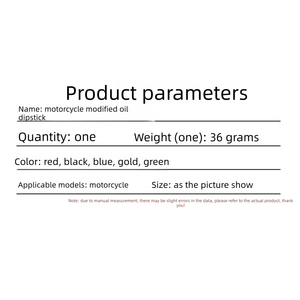 Accessoires de modification de <span class=keywords><strong>moto</strong></span>, jauge d'huile de moteur en alliage d'aluminium CNC JYC-009, style tendance - Product Image 6