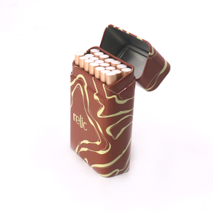 Child Resistant Herb <strong>Tobacco</strong> Pre-Roll Tinplate Packaging Cigarette Packaging Case Child Proof Cr Tin Box for Prerolled Cones