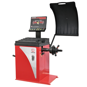 Machine d'équilibrage de pneus entièrement automatique de haute qualité, personnalisée et certifiée CE, avec mesure d'alignement des roues - Product Image 2