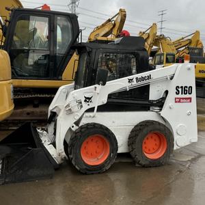 Minicargadora Bobcat S160 Usada de Alta Calidad, Original, con Certificación CE y EPA, Modelos S130, S160, S185, de Segunda Mano - Product Image 6