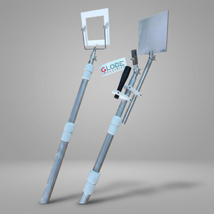 Tige d'extension légère de 30 cm pour écouvillon microbiologique avec miroir et gabarit pour la surveillance de l'hygiène des surfaces en laboratoire - Product Image 1