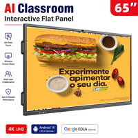 Tableau blanc interactif intelligent tout-en-un avec écran tactile LED de 75 pouces pour les universités