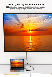 50% Off <span class=keywords><strong>USB</strong></span> C HUB 7-in-1 Docking Station Multiport Adapter với 4K SD Đầu đọc thẻ <span class=keywords><strong>2</strong></span> <span class=keywords><strong>USB</strong></span> <span class=keywords><strong>3</strong></span> cổng cho Ugreen dockingstation - Product Image 6