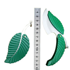 Açık EDC paslanmaz çelik <span class=keywords><strong>Mini</strong></span> anahtarlık kolye taşınabilir çok fonksiyonlu aracı katlanır bıçak 50mm bıçak plastik saplı özel - Product Image 5