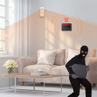 Staniot 4G GSM WIFI Alarm System RF433 Wireless Home Alarm System Motion Detector Door Sensor Smoke Sensor Alarm Kit OTA Upgrade