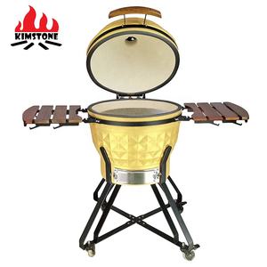 KIMSTONE Horno de Barbacoa de 24 Pulgadas, Parrilla para Pizza, Ahumador de Carbón, Kamado, <span class=keywords><strong>Asador</strong></span> de Carbón, Parrilla Comercial para Interiores, Parrilla China - Product Image 6