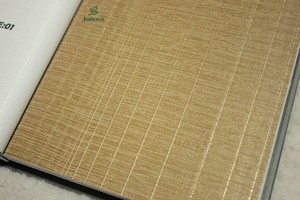 Carta da Parati in Tessuto Intrecciato Ignifugo PVC di Alta Qualità per Progetti Commerciali Rivestimenti Murali in Vinile di Lusso per Hotel - Product Image 6
