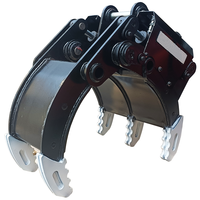 Nouvel accessoire pour engins de construction RB : Godet, Ripper, Grappin, Tarière, Roue de compactage, Brise-roche, Pince à griffes, Ouverture de mâchoire 1-200T
