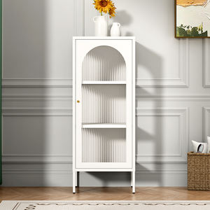 ארון מתכת באיכות גבוהה המארגן ארון עם 3 מדפים קיבולת גדולה - Product Image 3