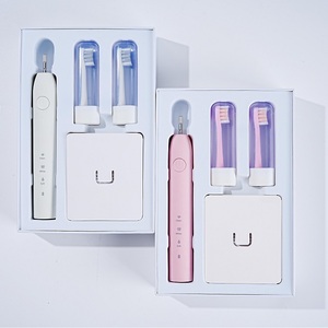 <span class=keywords><strong>Brosse</strong></span> à dents électrique portable à haute vibration avec étanchéité IPX7 et 3 modes de blanchiment des dents - Product Image 4
