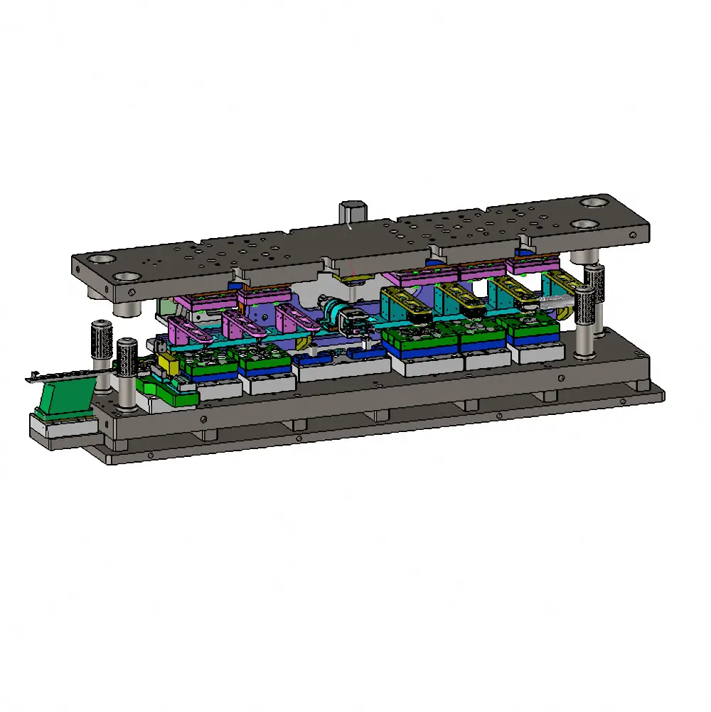 Quality Custom Die Cast Mould for Pressure Aluminum Single or Multiple Cavities or One Tooling with Different Parts Metal CN