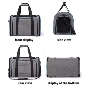 Mochila Expandible de Alta Calidad para Mascotas, <span class=keywords><strong>Perros</strong></span> y Gatos, <span class=keywords><strong>con</strong></span> Cierre de Cremallera, Estilo Moderno - Product Image 3