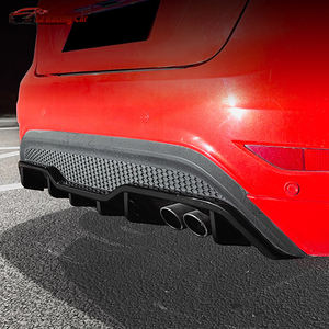 Accessoires de voiture Aileron de requin Couvercle de pare-chocs arrière Trim Spoiler Lip Diffuser Bumper Protector Cover For <span class=keywords><strong>Ford</strong></span> <span class=keywords><strong>Fiesta</strong></span> ST <span class=keywords><strong>MK7</strong></span> 2012-2017 - Product Image 6