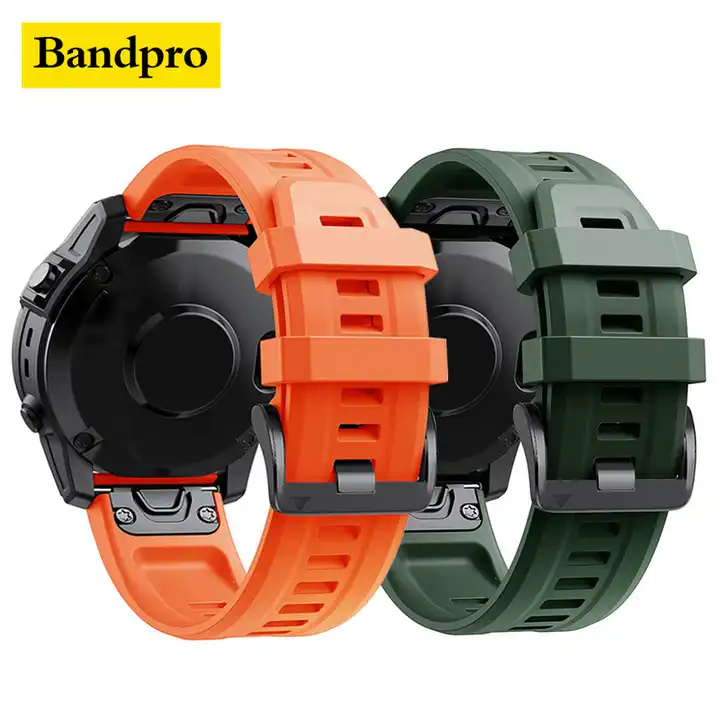Garmin Forerunner 945 / 935 / Fenix 5 silicone watch band - Orange