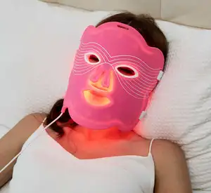 Silicone LED Mask Face Beauty LED Facial Mask Therapy LED Light Mask Face Light Therapy