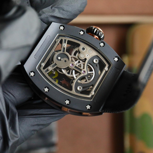 <span class=keywords><strong>Relojes</strong></span> de Lujo para <span class=keywords><strong>Hombre</strong></span>, Estilo RMS10, Reloj Mecánico Manual con Tourbillon y Pez Koi 3D, Color Oro Rosa, Grabado Artístico, Reloj Deportivo de Pulsera - Product Image 5