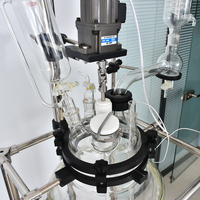50 Réacteur agité en verre borosilicaté de 100 litres Prix du réacteur chemisé 50L 100L