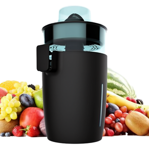 Exprimidor Eléctrico de Cítricos Negro 800W con Filtro de Pulpa Ajustable, Conos Removibles de Acero Inoxidable, Automático, para el Hogar, Libre de BPA - Product Image 1