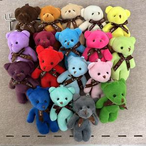 En gros, Mini ours en peluche personnalisé, porte-clés, breloque de sac, jouet en peluche mignon - Product Image 2