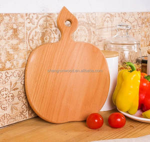 Tabla de Quesos con Forma de Manzana, Tabla de Madera para Cortar Pan y Charcutería, Tabla de Cortar Grande de Madera - Product Image 5