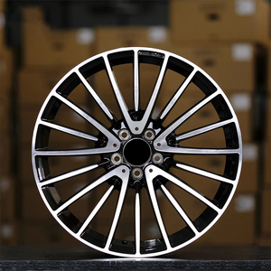 ล้อแม็กซ์แบบ Staggered ขนาด 18-20 นิ้ว น้ำหนักเบา ลายหลายก้าน PCD 5x112 หน้าเจียรดำ ผลิตจากอะลูมิเนียมฟอร์จ สำหรับรถเมอร์เซเดสใหม่ - Product Image 1