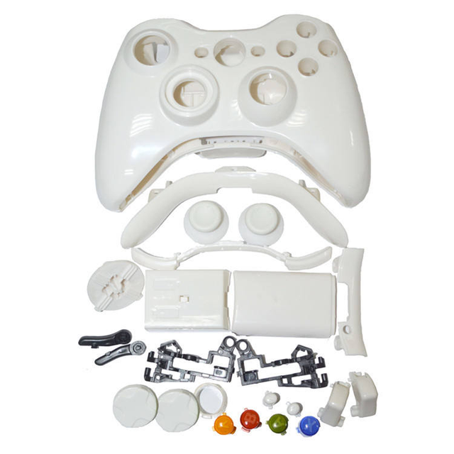 Wireless Housing Shell for Xbox 360 Case Cover Replacement Protective Case for Xbox 360 Covering Kit