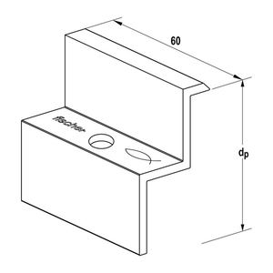 แคลมป์ปลาย MF แบบประกอบสำหรับเฟรมอลูมิเนียม (10ชิ้น) - Product Image 1