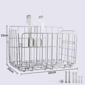 Cesta Delantera Plegable para <span class=keywords><strong>Bicicleta</strong></span> con Bolsa Interior Extraíble de Liberación Rápida - Product Image 4