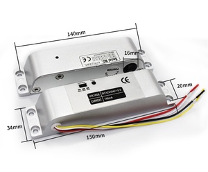 Khóa Cửa Điện Drop Bolt 12V/24V Cho Hệ Thống Kiểm Soát Truy Cập Với Bộ Hẹn Giờ Tự Động Khóa Lại Loại An Toàn - Product Image 2