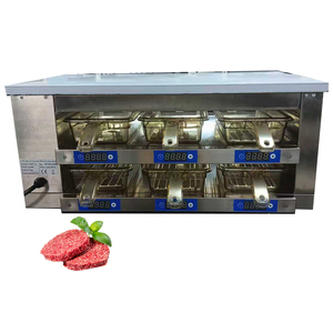 Exhibidor Vertical de 4 Niveles con Aislamiento para Hamburguesas de KFC y McDonald's, Gabinete de Aislamiento para Rellenos de Carne - Product Image 3