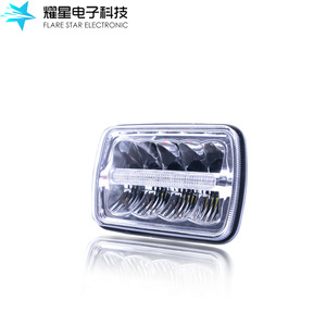 Flare Star Electronic 5 Inch <b>Square</b> Led Driving Light 6000K 12V For John Deere <b>Combine</b> Retrofit Upgrade - Product Image 1