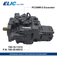 Pompe hydraulique pour mini-excavatrice Elic 708-3S-00512 708-1S-11212 Pompe à piston pour remplacement Komatsu PC35MR-2