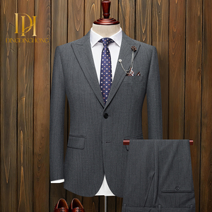 Ensemble <span class=keywords><strong>de</strong></span> costume pour <span class=keywords><strong>homme</strong></span> grande taille, simple boutonnage, longueur standard, <span class=keywords><strong>tenue</strong></span> <span class=keywords><strong>de</strong></span> cérémonie pour <span class=keywords><strong>mariage</strong></span>, affaires et bureau - Product Image 1