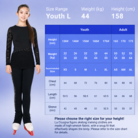 Jupe tutu en dentelle ultra-courte Origin pour entraînement de patinage artistique, robe en dentelle pour filles pour les examens