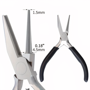 <span class=keywords><strong>Pince</strong></span> à bijoux semi-creuse semi-ronde <span class=keywords><strong>pour</strong></span> la fabrication <span class=keywords><strong>de</strong></span> bijoux DIY, matériaux <span class=keywords><strong>pour</strong></span> bracelets et colliers - Product Image 2