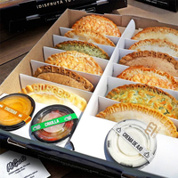 Boîte à emporter personnalisée pour le Moyen-Orient, en papier, pour les plats chauds, les empanadas, les samosas croustillants, boîte à partager pour les collations familiales, boîte d'emballage