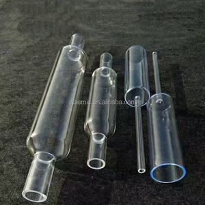 התאמה אישית של צינור זכוכית קוורץ שקוף עמיד בחום עם קצוות מתרחבים ומלוטשים - Product Image 5