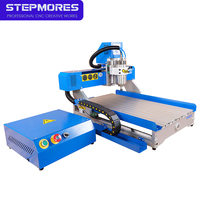 Petite fraiseuse CNC de bureau 4060 pour le gravage du bois, de l'acrylique et du métal, machine de découpe et de fraisage de l'aluminium