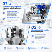 Machine d'emballage automatique de biscuits et de gâteaux de qualité alimentaire