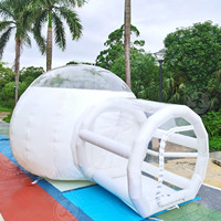Maison de divertissement gonflable tente à bulles dôme Igloo en cristal maison de ballons gonflables transparents pour fête
