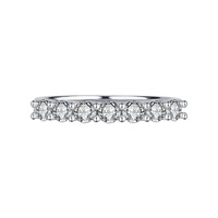 Bague en argent S925 transfrontalière avec moissanite taille princesse de 0,7 carat pour femme, certifiée GRA, pour anniversaire et célébration, vente en gros