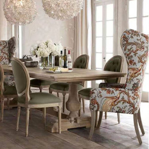 <span class=keywords><strong>Tavolo</strong></span> in Legno Massello Stile Americano Retrò, Arredamento per Casa, <span class=keywords><strong>Tavolo</strong></span> da Cucina per <span class=keywords><strong>6</strong></span> Persone, Tavoli Classici per Ristorante - Product Image 2