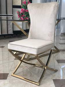 <span class=keywords><strong>Chaise</strong></span> de salle à manger moderne en bois massif avec <span class=keywords><strong>assise</strong></span> en tissu confortable et velours, revêtement PU chromé, pour salon, <span class=keywords><strong>chaise</strong></span> de salle à manger moderne noire - Product Image 2