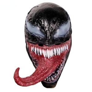 <span class=keywords><strong>Maschera</strong></span> di Venom per Halloween, Cosplay da Supereroe, <span class=keywords><strong>Maschera</strong></span> in Latex con Lingua Lunga, Accessorio Horror Spaventoso - Product Image 3