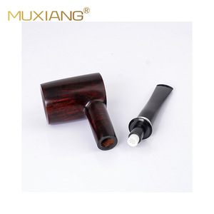 MUXIANG Briar Wood Smoking Pipe 9mm Filter Straight Type Handmade Tobacco Pipe - Product Image 5