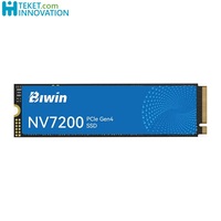 قرص صلب BIWIN NV7200 PCIe4.0x4 M.2 2280 SSD بسعات 1 تيرابايت و2 تيرابايت و4 تيرابايت، NVMe2.0 بسرعة قراءة 7200 ميجابايت/ثانية، طرازات BNV720001TB-RGX وBNV720002TB-RGX وBNV720004TB-RGX