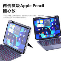 Clavier sans fil Bluetooth Premium 2022 japonais, arabe, coréen, thaïlandais avec pavé tactile, étui intelligent Magic Keyboard avec trackpad