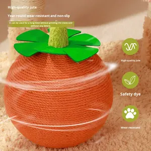 Tiragraffi per Gatti in Sisal Stile Giapponese, Scaffale Integrato per Arrampicata e Salto - Product Image 6