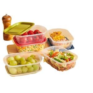 Contenedores de almacenamiento de alimentos Congelador <span class=keywords><strong>Microondas</strong></span> Caja de almuerzo de preparación de comida de plástico seguro para el trabajo escolar y los viajes - Product Image 6